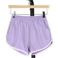 thumbnail image 1 of Vhkiploz Hot Pants for Women's Solid Color Elastic Waist Pull-On Sweat Shorts Active Workout Gym Yoga Summer Running Shorts Beach Shorts Purple M, 1 of 5
