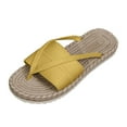 thumbnail image 1 of Vhkiploz Summer Flat Slippers for Women Open Toe Slippers Vacation Everyday Casual Beach Slides, 1 of 8