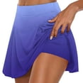 thumbnail image 1 of Xuhomer Summer Tennis Skorts for Women Casual Faux Two-Piece High Waisted Pleated Elastic Shorts Loose Flowy Shorts Yogo Gym Active Workout Running Mini Skirts, 1 of 5