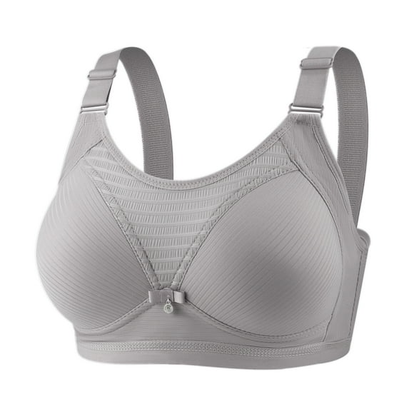 Xuhomer Wireless Bra for Women Adjustable Straps Full Coverage Bras No Underwire Seamless Bra Supportive Lifting Bralette Push-Up T-Shirt Bra