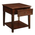 thumbnail image 1 of Xukmct 1 Drawer End Table with Bottom Shelf, Wood Beside Table Nightstand for Living Room, Office, 1 of 5