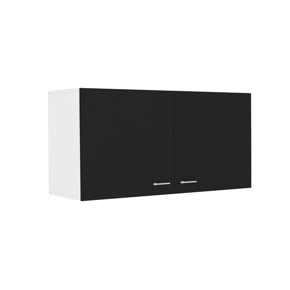 Xukmct 2 Door Wood Wall Storage Cabinet with Inner Shelf, Perfect for Living Room, Kitchen