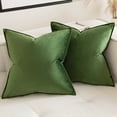 thumbnail image 1 of Xukmct 2 Pack Soft Velvet Decorative Throw Pillow Covers Square Cushion Case Pillow Case for Bed Couch Sofa Office, 24 x 24 inch, 1 of 7