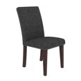 thumbnail image 1 of Xukmct 2 Pcs Armless Side Chair with Wood Frame, Upholstered Dining Chair for Living Room, Dining Room, Gray+Brown, 1 of 9