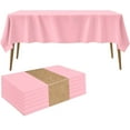 thumbnail image 1 of Xukmct 2 Pcs Plastic Tablecloths Lightweight Disposable Table Covers Waterproof Table Cloths for BBQ Picnic Birthday Wedding Parties, 54" x 108", 1 of 8