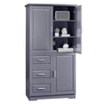 thumbnail image 1 of Xukmct 3 Drawers Storage Cabinet for Bathroom,Office,Living Room, Gray, 1 of 9