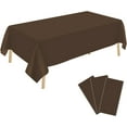 thumbnail image 1 of Xukmct 4 Pcs Disposable Plastic Table Cloth Rectangle Tablecloths Waterproof Table Cover for Birthday Wedding Graduation Party, 54" x 108", 1 of 7
