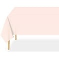 thumbnail image 1 of Xukmct 4 Pcs Disposable Plastic Tablecloths Rectangle Table Cloth Decorative Table Cover for Dining Table, 54 x 108 inch, 1 of 7