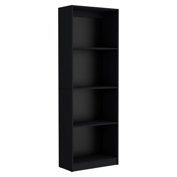 Xukmct 4 Shelf Bookcase Bookshelf Book Display Storage Rack for Home, Office, Kitchen