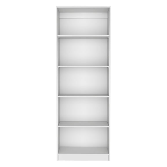 Xukmct 4 Tier Wood Bookcase Bookshelf Book Storage Display Rack for Living Room, Office, White