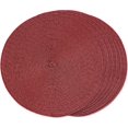 thumbnail image 1 of Xukmct 6 Pcs Round Braided Placemats Table Mats 15" Woven Washable Non Slip Place Mats for Dining Table, 1 of 7