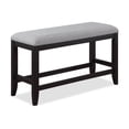 thumbnail image 1 of Xukmct Fabric Upholstered Padded Seat Wood Frame Counter Height Dining Bench, 1 of 5