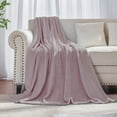 thumbnail image 1 of Xukmct Fleece Throw Blanket Decorative Soft Warm Blanket for Bed Sofa Couch Office, 47"x78", 1 of 8