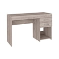 thumbnail image 1 of Xukmct Home Office Computer Desk with 1 Lower Shelf and 2 Drawers, Light Gray, 1 of 4