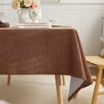 thumbnail image 1 of Xukmct Linen Rectangle Tablecloth Washable Table Cloth Stain Resistant Table Covers for Dining/Party/Wedding, 55" x 86", 1 of 7