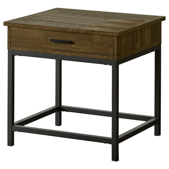 Xukmct Metal Frame Square End Table Side Table for Home, Office