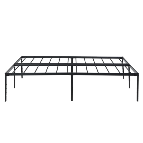 Xukmct Modern Metal Bed Frame for Living Room, Bedroom, Quick & Easy Assembly, No Noise, Black