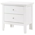 thumbnail image 1 of Xukmct Nightstand with 2 Drawers, Beside Table for Home, Office, Bedroom, White, 1 of 4