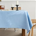 thumbnail image 1 of Xukmct Rectangle Table Cloth Linen Solid Color Tablecloth Decorative Fabric Table Cover for Dining/Party/Birthday/Wedding, 55" x 71", 1 of 8