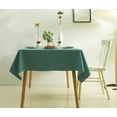 thumbnail image 1 of Xukmct Rectangle Tablecloth Linen Waterproof Table Cloth Decorative Fabric Table Cover for Dining Christmas Weddings Birthday Party, 47x63 inch, 1 of 8