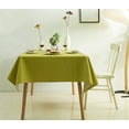 thumbnail image 1 of Xukmct Rectangle Tablecloth Linen Waterproof Table Cloth Decorative Fabric Table Cover for Dining Christmas Weddings Birthday Party, 55x86 inch, 1 of 8