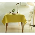 thumbnail image 1 of Xukmct Rectangle Tablecloth Linen Waterproof Table Cloth Decorative Fabric Table Cover for Dining Christmas Weddings Birthday Party, 55x94 inch, 1 of 8