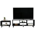 thumbnail image 1 of Xukmct Rectangle Wood TV Stand and Coffee Table End Table Set for Living Room, Office, 1 of 7