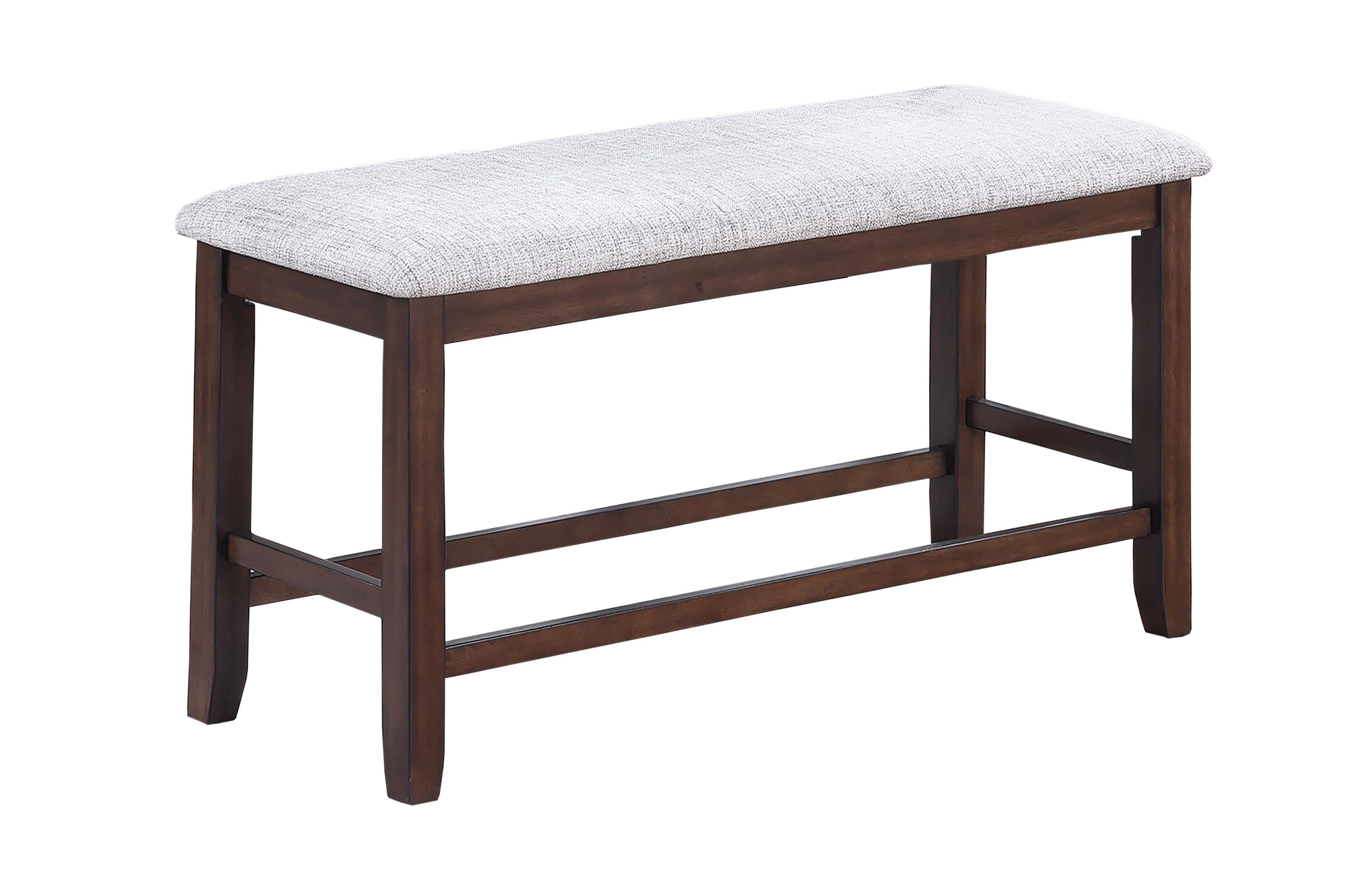 Standard Furniture Omaha Brown 16199 Counter Height Dining Bench with... Standard Furniture Omaha Brown 16199 Counter Height Dining Bench with...