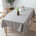 thumbnail image 1 of Xukmct Washable Linen Table Cloths Rectangular Table Cover Modern Fabric Tablecloth for Dining, Parties, Holidays, Picnic, 31" x 47", 1 of 6