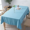 thumbnail image 1 of Xukmct Washable Linen Table Cloths Rectangular Table Cover Modern Fabric Tablecloth for Dining, Parties, Holidays, Picnic, 55" x 71", 1 of 6