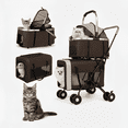 thumbnail image 1 of XunKA Double Decker Pet Stroller with Detachable Foldable Lightweight and Water-Resistant Mesh for Small Medium Dogs and Cats, 1 of 10