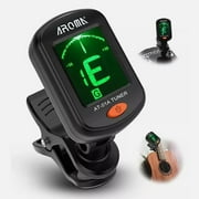 XunKA Guitar Tuner Clip On for Guitar, Violin, Ukulele, Bass, Mandolin with Chromatic Tuning Modes, Full Color Display, Quick&Accurate Tuning
