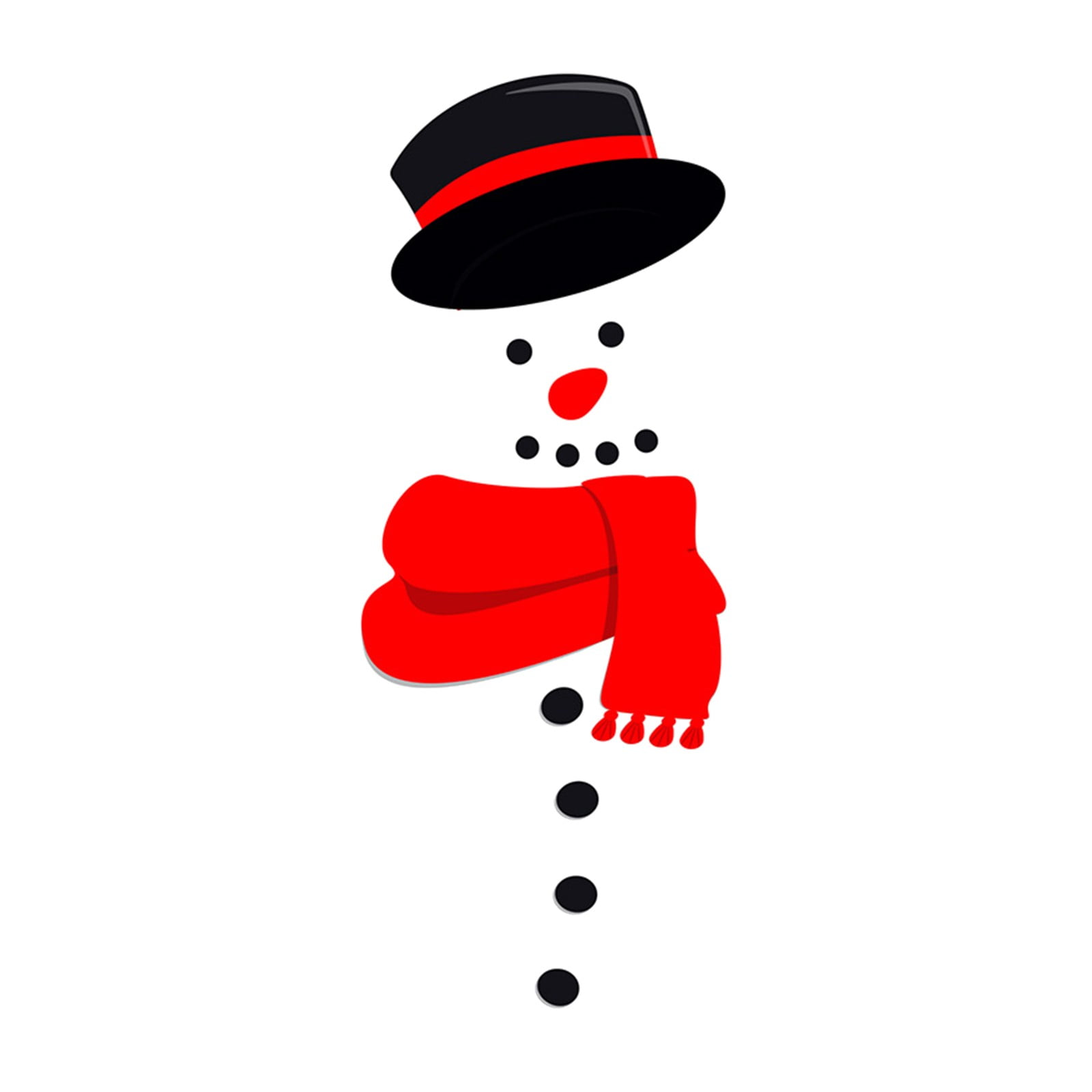 XunRui Stickers Christmas Snowman Refrigerator Magnets Large Self ...