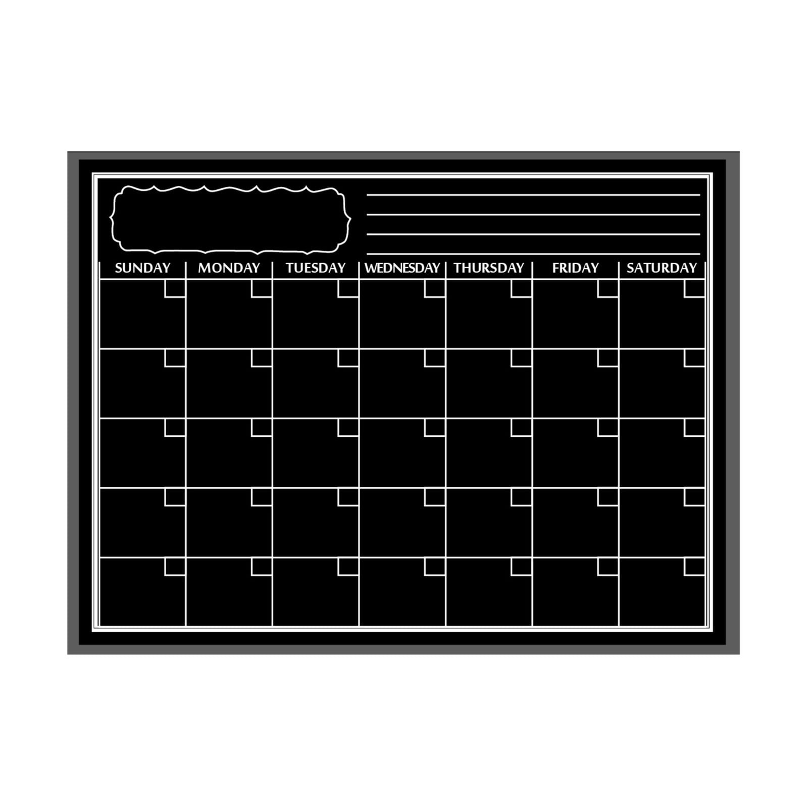 Xunrui wall calendar whiteboard magnetic calendars for refrigerator