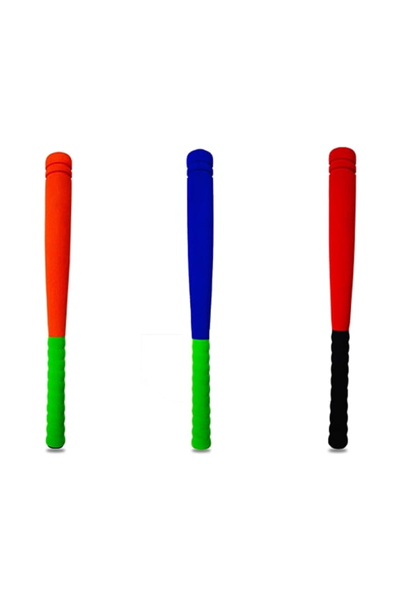 1pcs baseball bat toy outdoor toy bat softball bat super safe NBR foam three-color children's reusable ball For 3-6 years