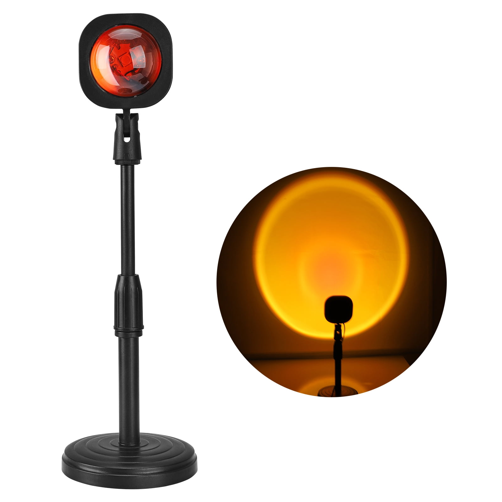 Color Led Light Rotate XunW Romantic Rotating Lamp Led 180° Rotation Led Lights Live Sunset ...