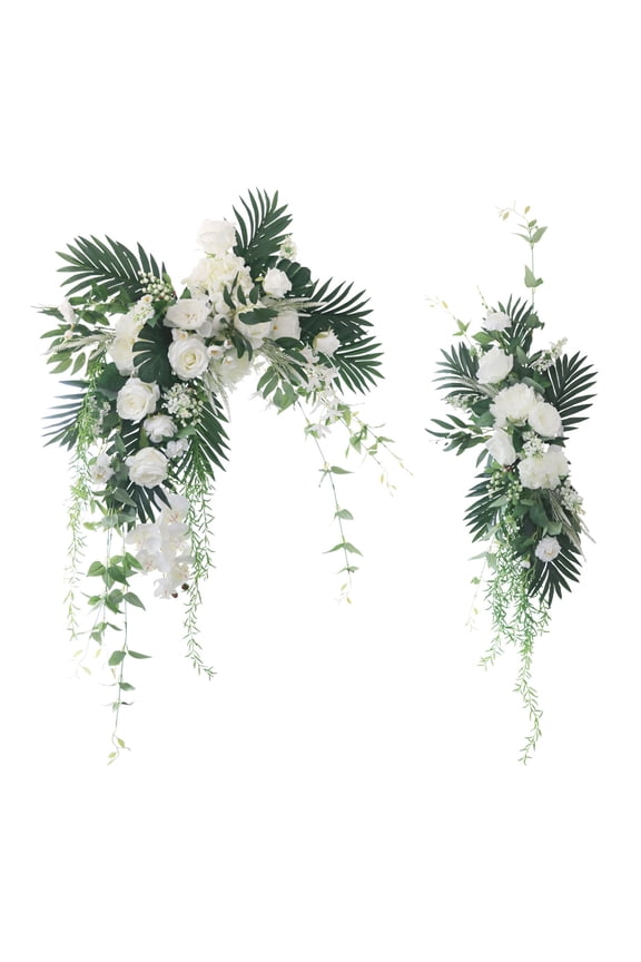 Wedding Simulation Flower Background Decoration Outdoor Wedding Arch Corner Flower Arrangement