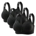 thumbnail image 1 of Xuncatan 3PC Daisy Bras for Women No Underwire Wireless Bras Push Up Plus Size Bra Comfortable Breathable Bras Support Bras Christmas gifts, 1 of 7