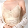thumbnail image 1 of Xuncatan Lace Bralettes for Women, Breathable Floral Lace Wireless No Underwire Bralettes Bra Padded Camisole Bras Christmas gifts, 1 of 5