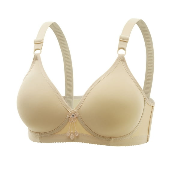 Xuncatan Sports Bras for Women Bralettes for Women with Support Support Push Up Wirefree Plus Size Bra for Older Women Lift No Underwire Christmas gifts