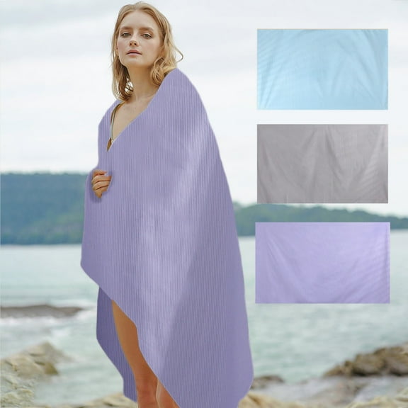 Xuniizn Bath Towel and Wash Cloths Set: 1* Bath Towel, Nylon,Spandex, Highly Absorbent & Fade Resistant