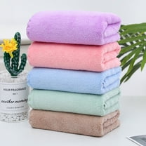 Xuniizn Bath Towel and Wash Cloths Set: 1xHand Towel, polyester, Highly Absorbent & Fade Resistant