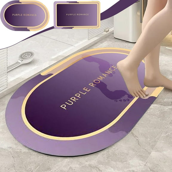 Xuniizn Bathroom Rugs 16x24" Bath Mat, Extra Soft Absorbent Chenille Shower Mat, Rubber Backing Quick Dry, Machine Washable Bath Mats for Bathroom Floor, Tub and Shower, Home Decor Accessories