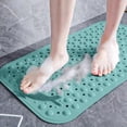 thumbnail image 1 of Xuniizn Bathroom Rugs 17x30" Bath Mat, Extra Soft Absorbent Chenille Shower Mat, Rubber Backing Quick Dry, Machine Washable Bath Mats for Bathroom Floor, Tub and Shower, Home Decor Accessories, Green, 1 of 9