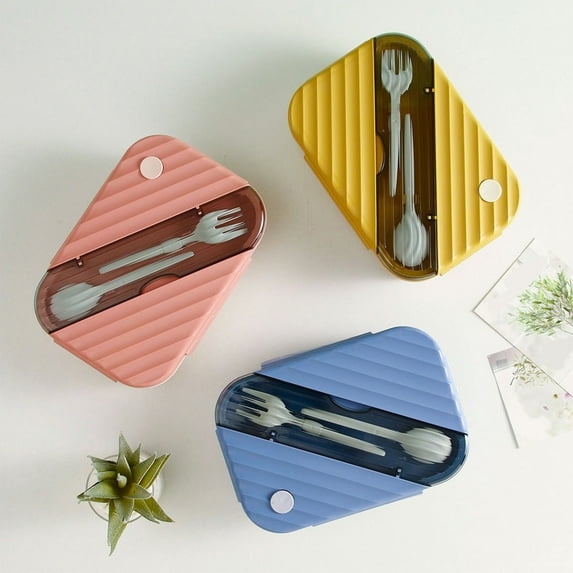 Xuniizn Bento Box Adult Lunch Box, Containers for Adults Men Women, Lunchable Food Container with Utensils, Sauce Jar, Muffin Liners, Microwave & Dishwasher Safe