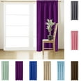 thumbnail image 1 of Xuniizn Blackout Curtains for Bedroom Thermal Insulated - 100%Polyester Black Out Curtains 2 Panels Set Room Darkening Window Curtains for Living Room, Gray, 1 of 5