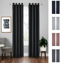 Xuniizn Blackout Curtains for Bedroom Thermal Insulated - 100%Polyester Black Out Curtains 2 Panels Set Room Darkening Window Curtains for Living Room