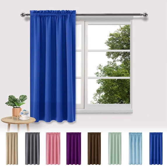 Xuniizn Blackout Curtains for Bedroom Thermal Insulated - Nylon,Spandex Black Out Curtains 2 Panels Set Room Darkening Window Curtains for Living Room, Purple