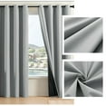 thumbnail image 1 of Xuniizn Blackout Curtains for Bedroom Thermal Insulated - Nylon,Spandex Black Out Curtains 2 Panels Set Room Darkening Window Curtains for Living Room, 1 of 7
