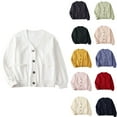 thumbnail image 1 of Xuniizn Cardigan Sweaters for Women Knit Long Sleeve Cotton V-Neck Sweater Fashion Button Down Work Causal Cardigan Jacket Outfits Clothes, 1 of 5